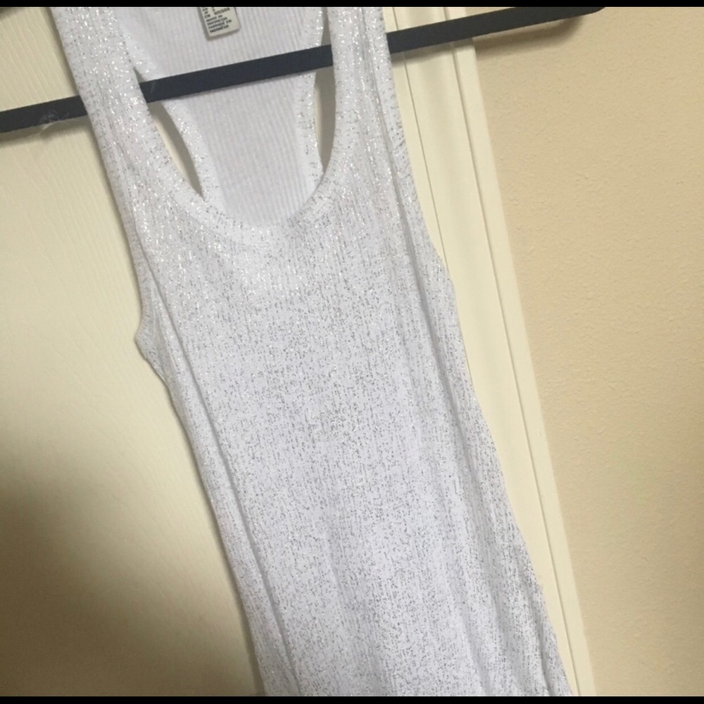 Sparkly White tank